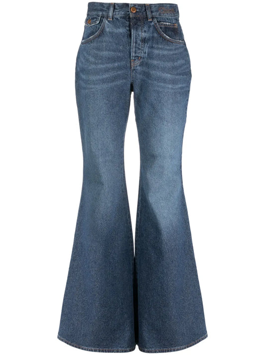 High-Rise Flared Jeans