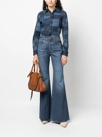 High-Rise Flared Jeans