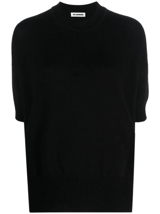 Ribbed Cashmere Knitted Top