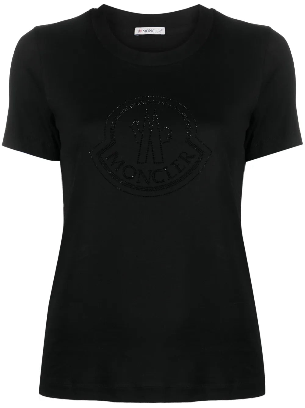 Crystal-Embellished Logo Cotton T-Shirt