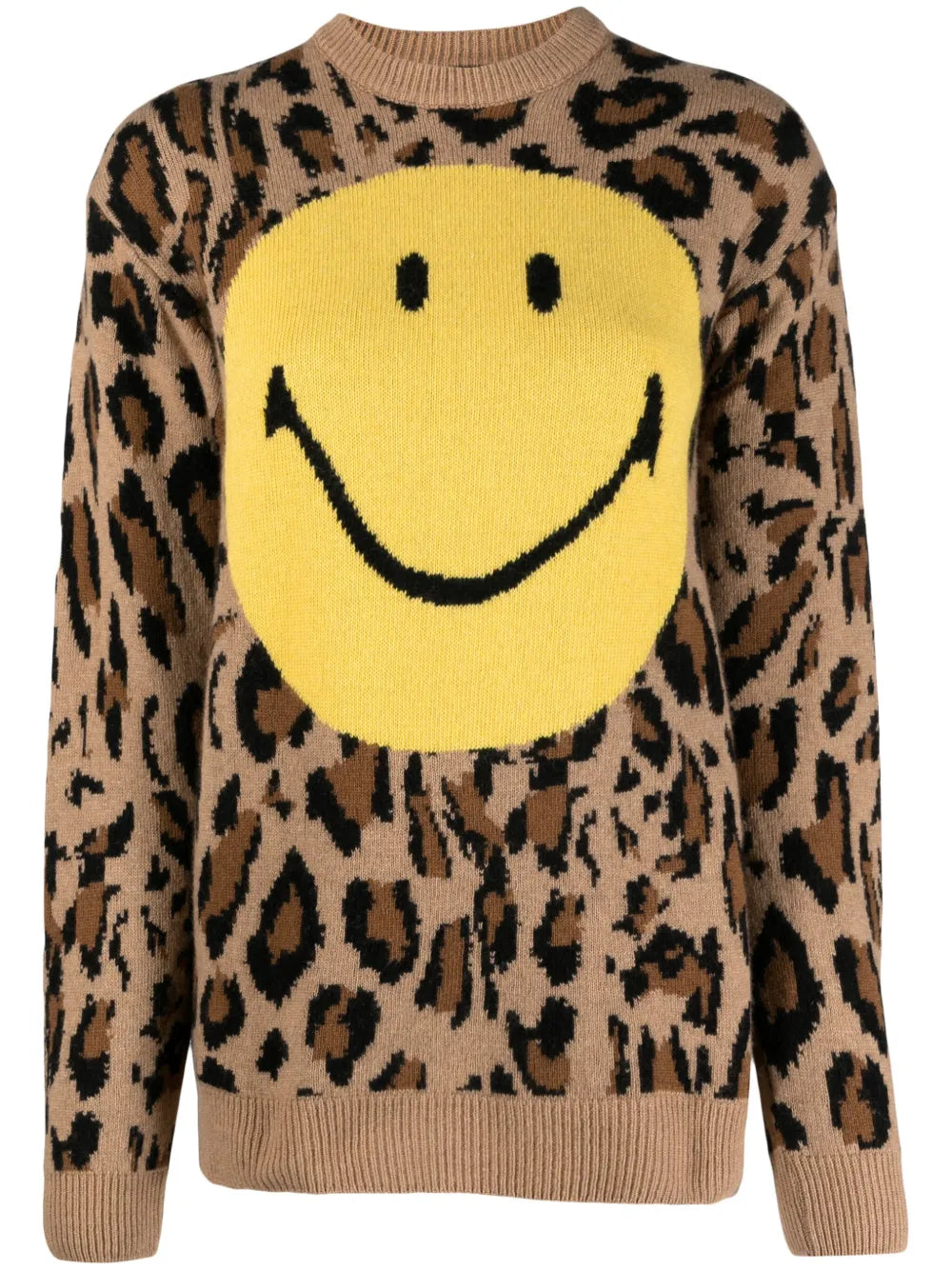 Smiley-Face Anima-Pattern Jumper