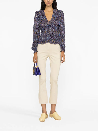 Nibel Floral-Print Blouse