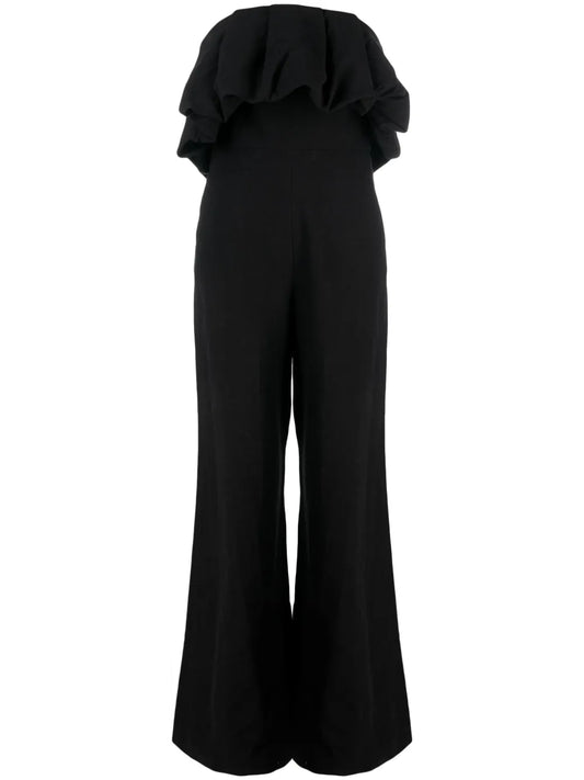 Puffball-Design Strapless Jumpsuit