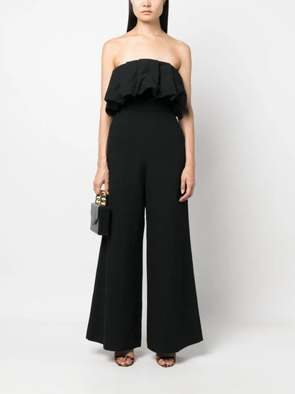 Puffball-Design Strapless Jumpsuit