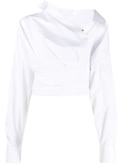 Wrap Cotton Shirt