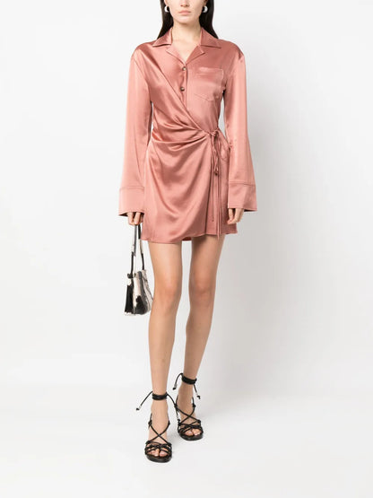 Xaviera Slip Satin Mini Dress