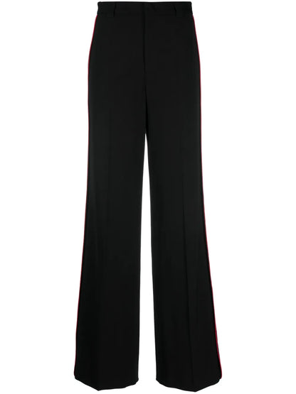 Stripe-Detailing Tailored-Cut Trousers