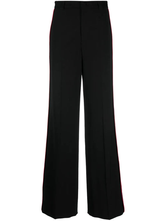 Stripe-Detailing Tailored-Cut Trousers