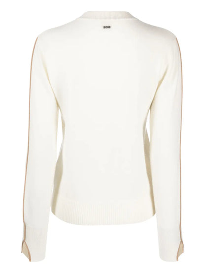 Fuoro Piped-Trim Knit Jumper