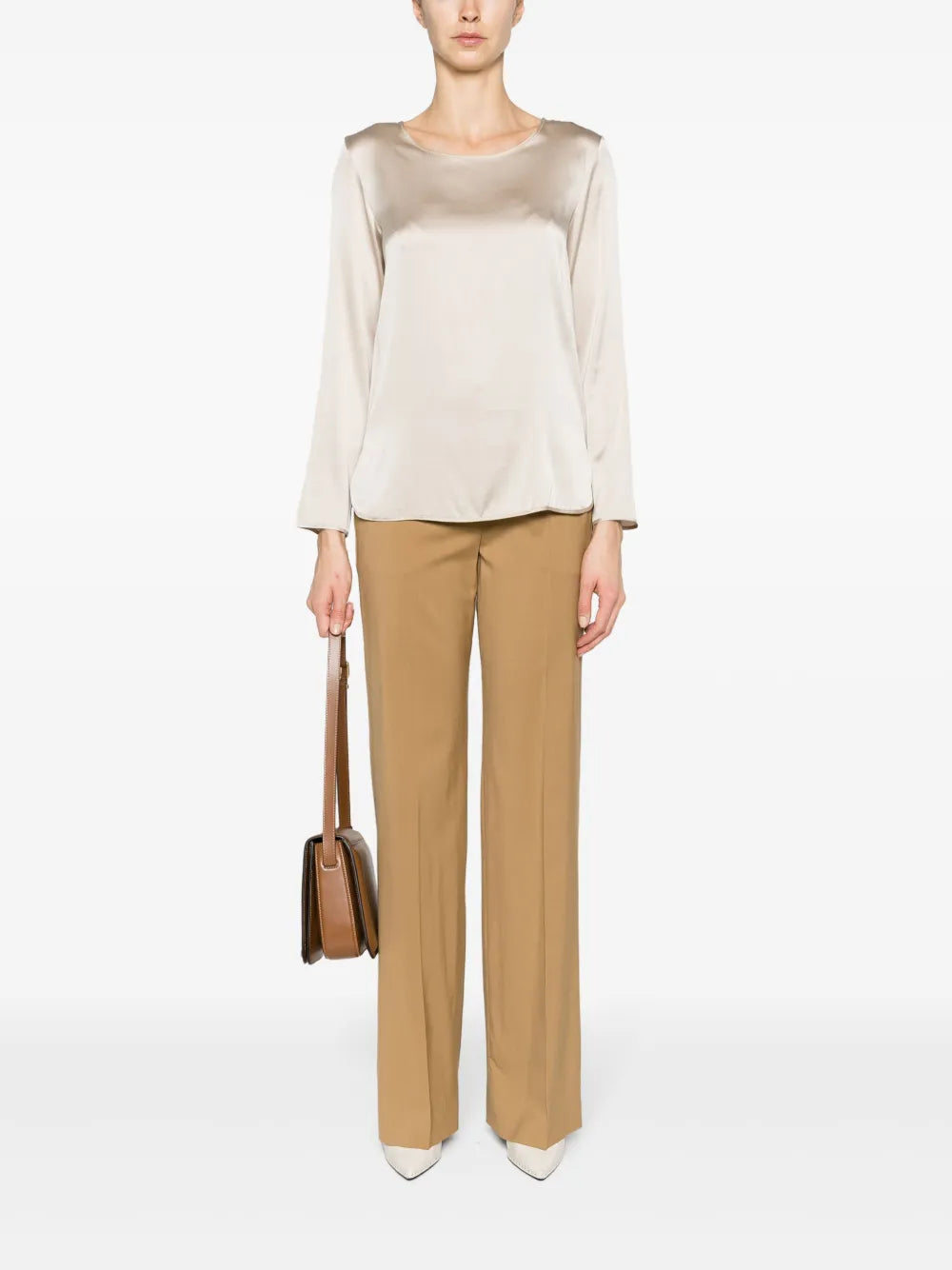 Straight-Leg Virgin-Wool Trousers