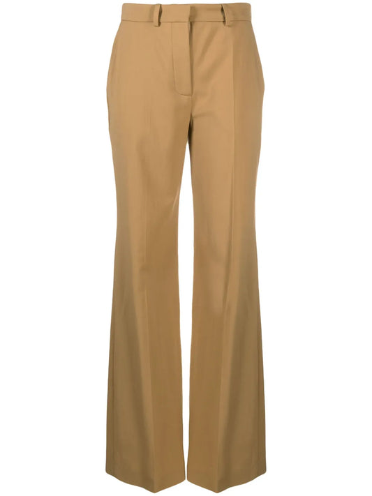 Straight-Leg Virgin-Wool Trousers