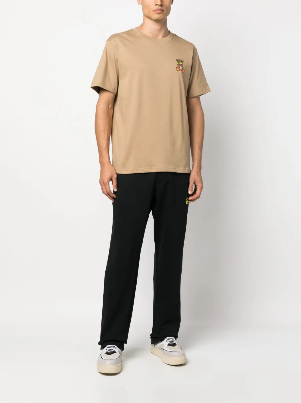 Logo-Patch Cotton Track Pants