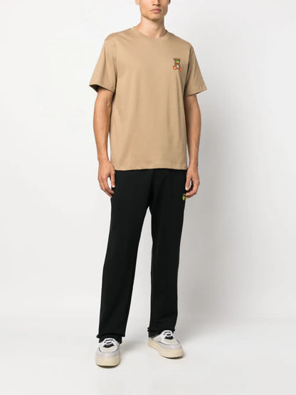 Logo-Patch Cotton Track Pants