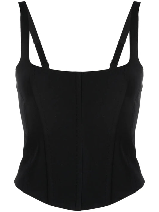 Fly-Detail Bustier Top
