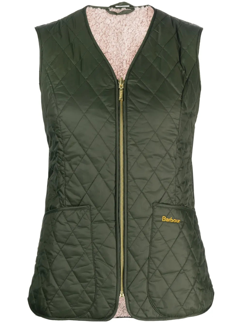 Logo-Embroidered Quilted Gilet