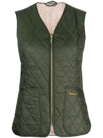 Logo-Embroidered Quilted Gilet