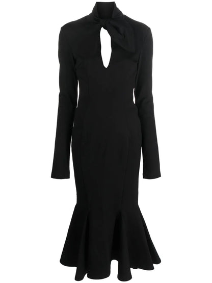 Isabel Open-Back Midi Dress