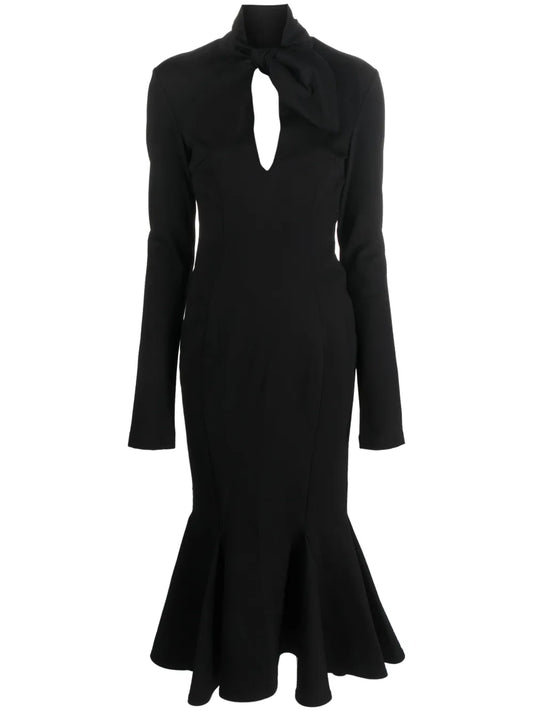 Isabel Open-Back Midi Dress