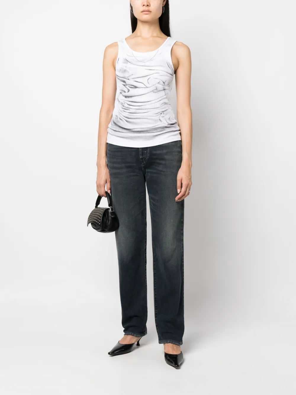 D-Tulip Straight-Leg Jeans