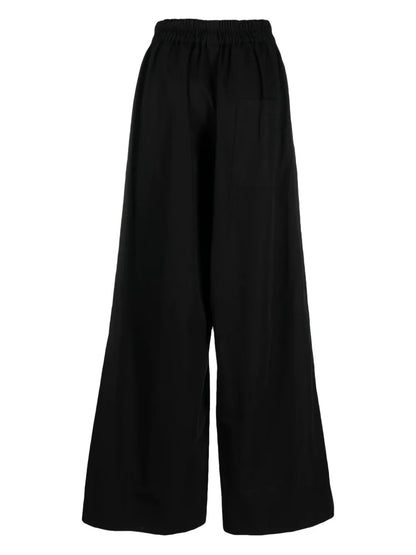 High-Waist Flared Trousers