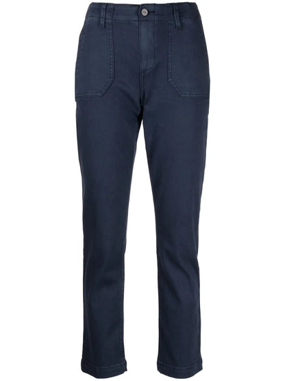 Mayslie Mid-Rise Cropped Jeans