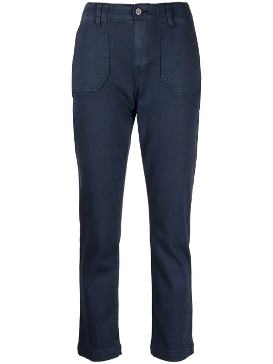 Mayslie Mid-Rise Cropped Jeans