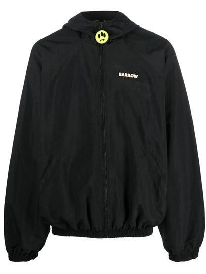 Logo-Patch Hooded Jacket