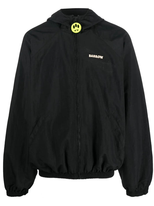 Logo-Patch Hooded Jacket