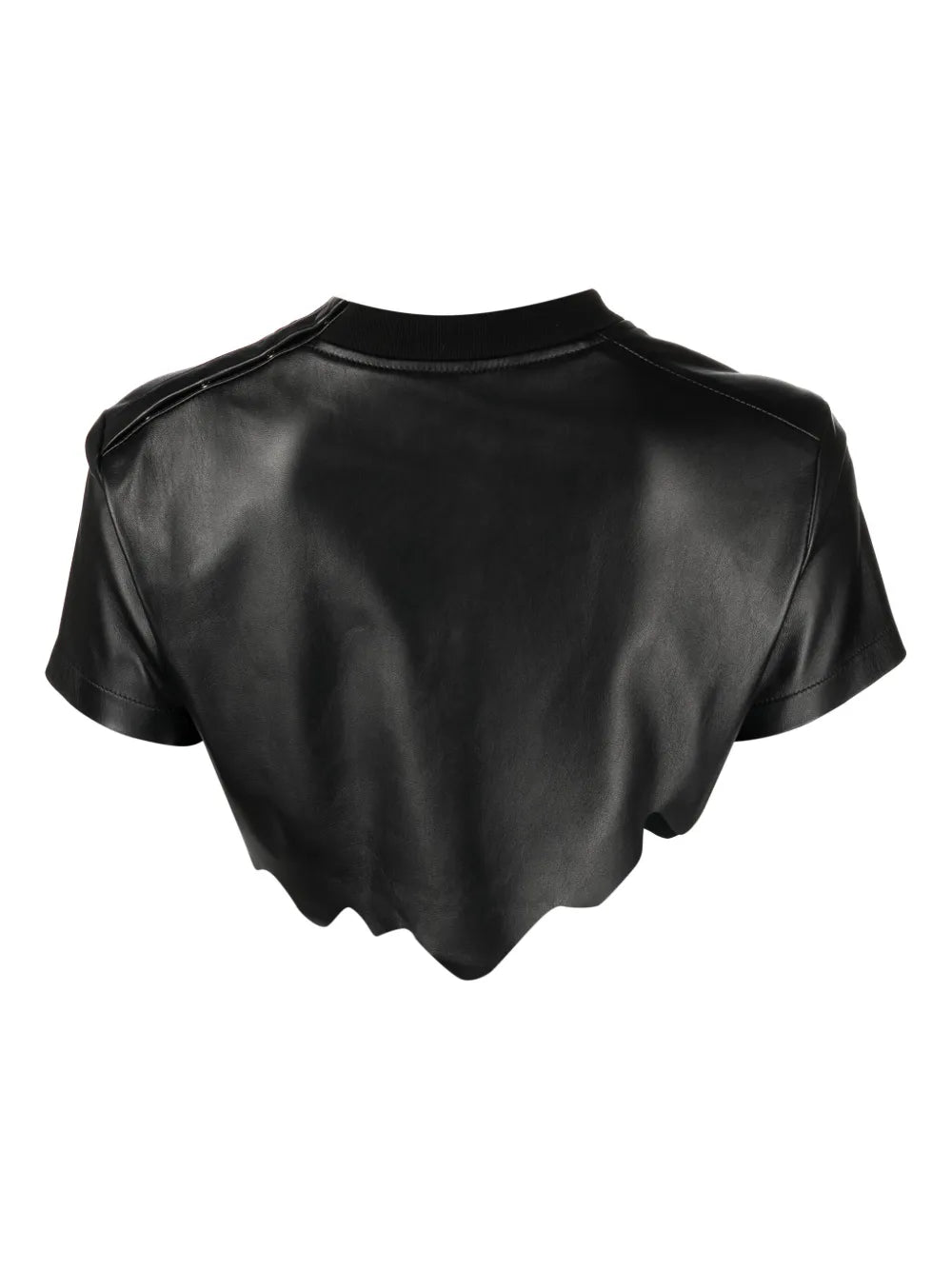 Break Away Leather Crop Top