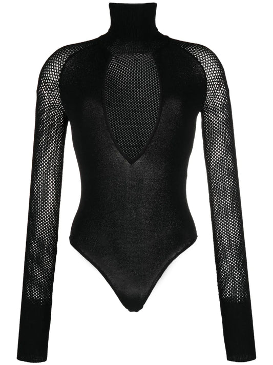 Roll-Neck Cut-Out Body