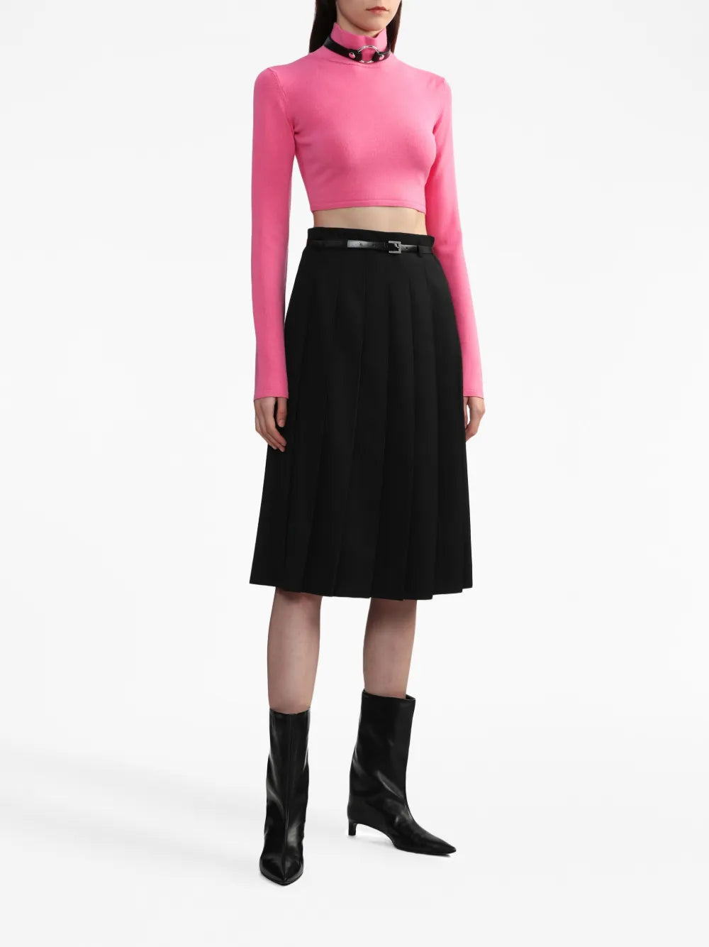 Long-Sleeve Cropped Jumper