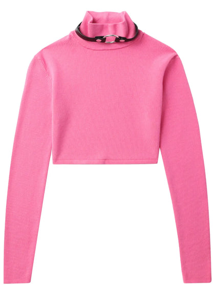 Long-Sleeve Cropped Jumper
