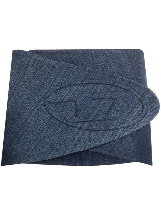 De-Lori-Fsd Low-Rise Denim Miniskirt