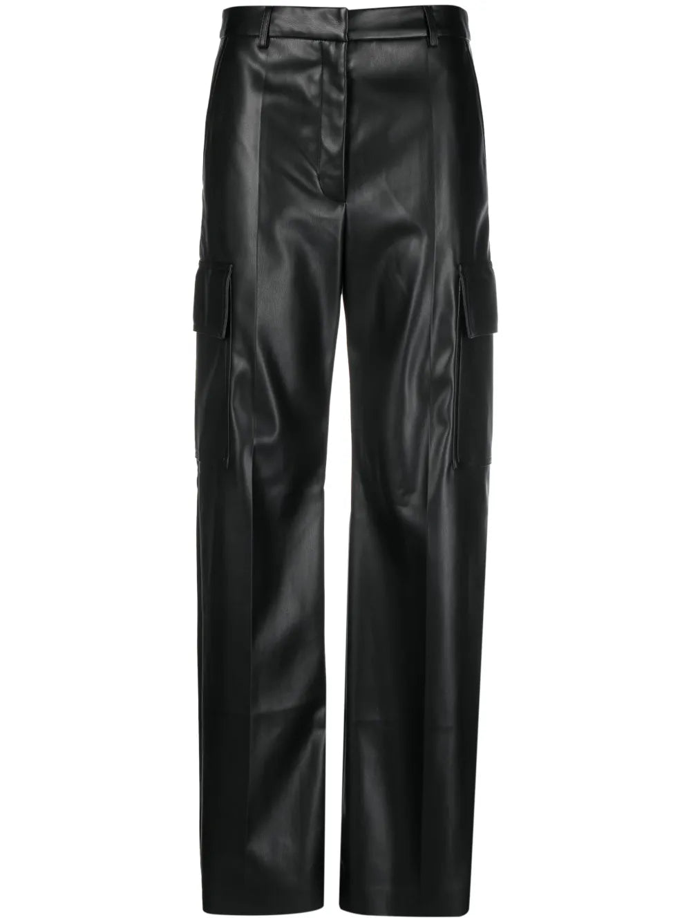 Cargo-Pocket Straight-Leg Trousers
