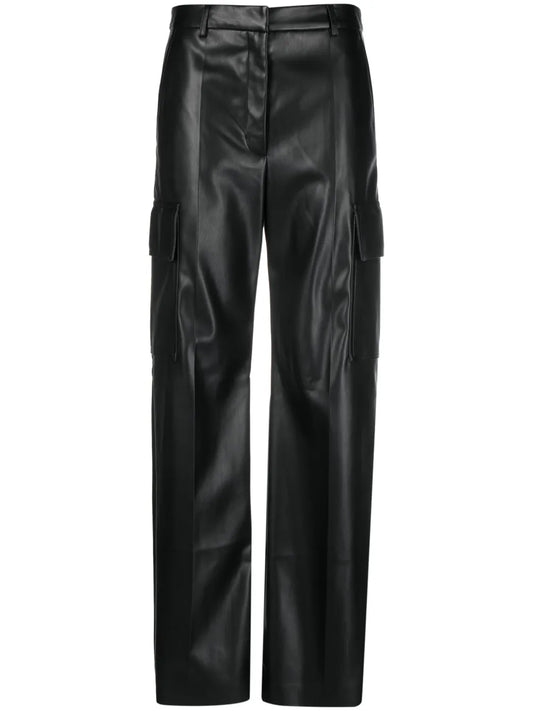 Cargo-Pocket Straight-Leg Trousers