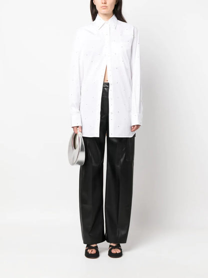 Cargo-Pocket Straight-Leg Trousers