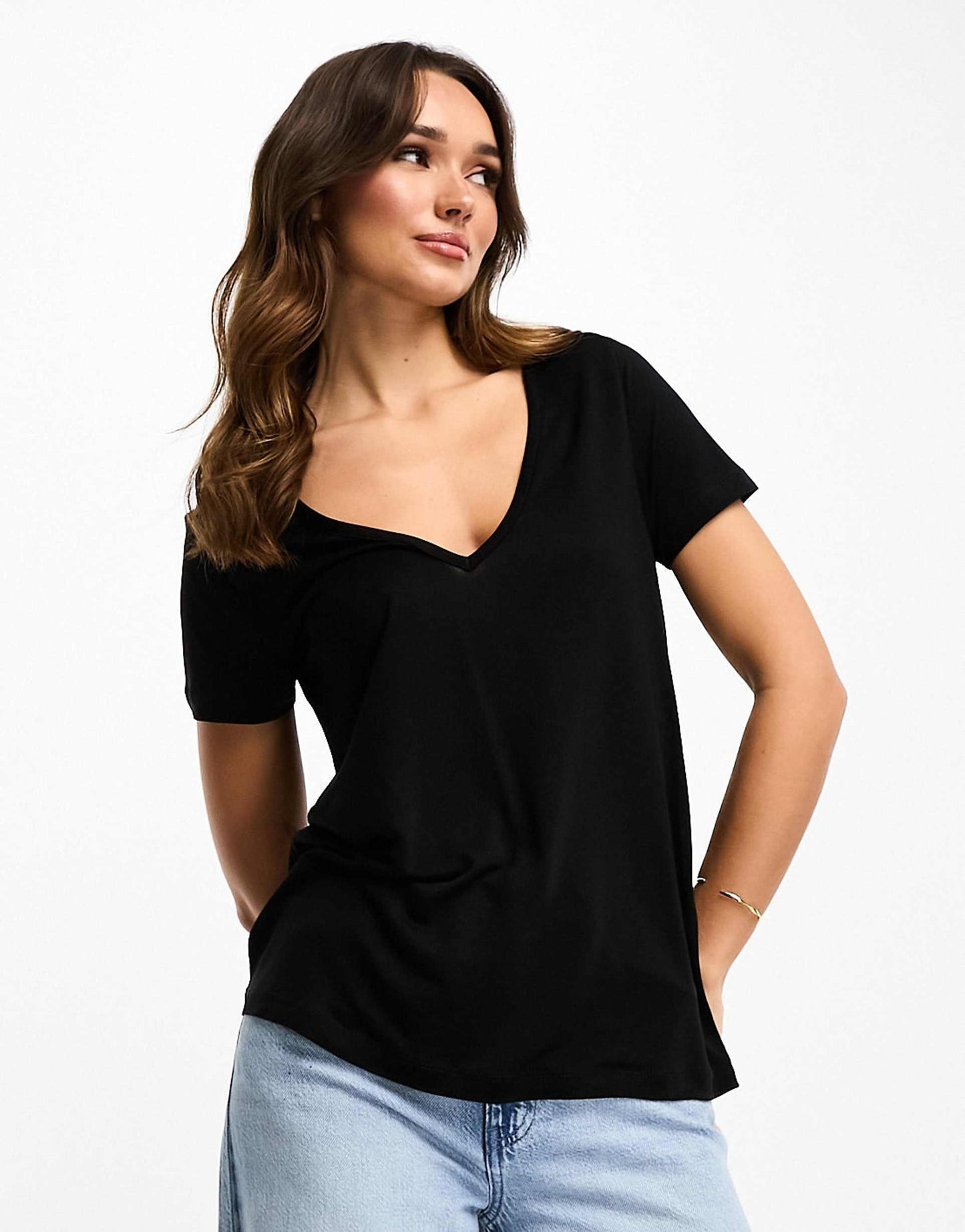 Relaxed V-Neck T-Shirt