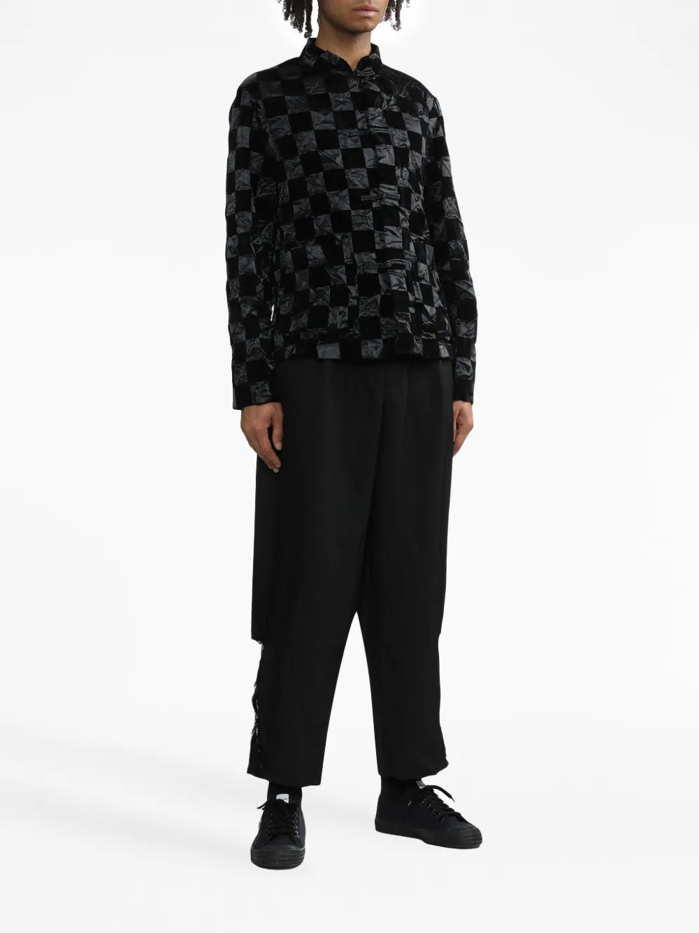 Checkered Chinese Jacket