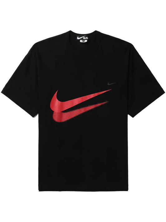 Swoosh Logo-Print Cotton T-Shirt