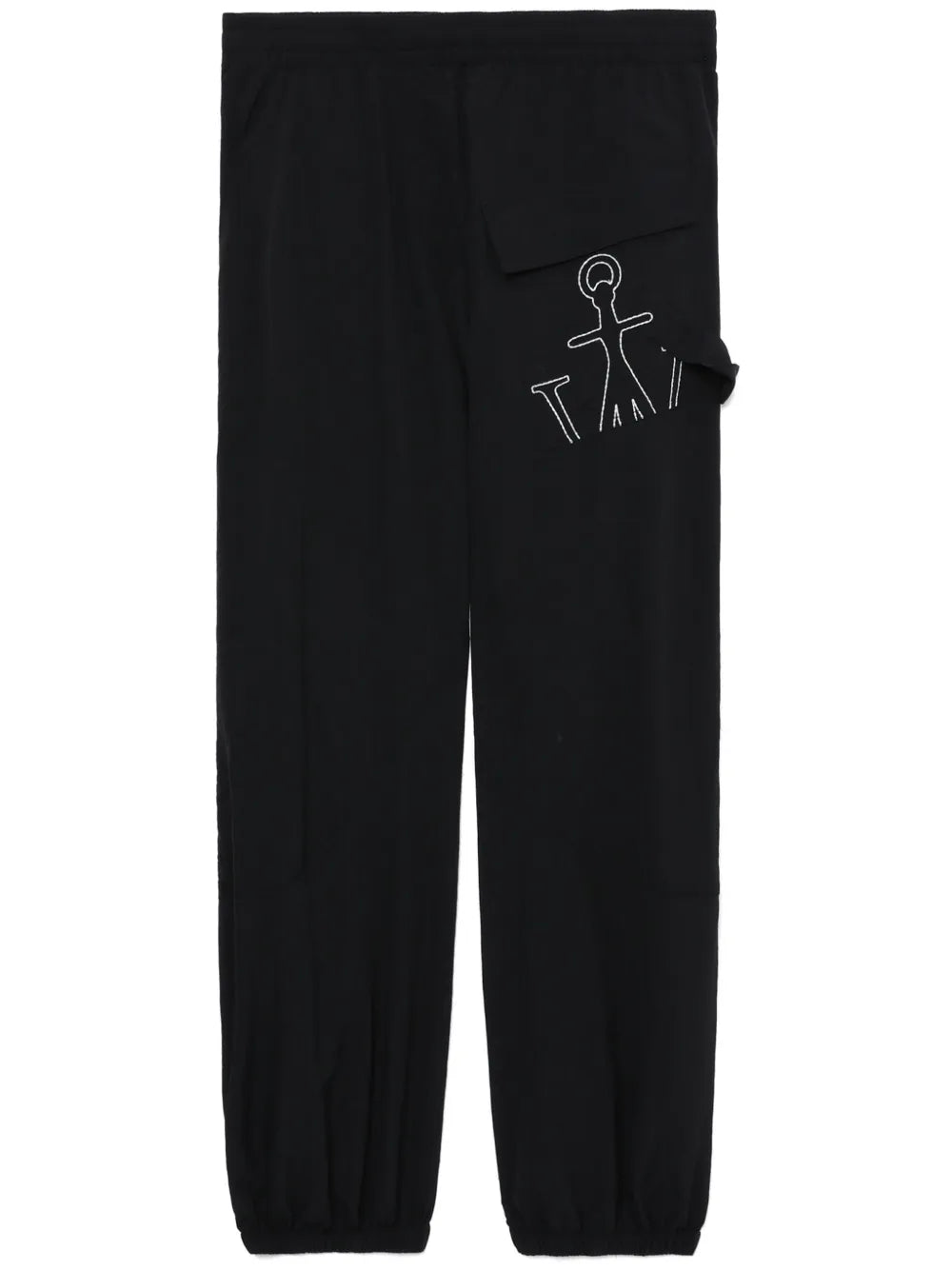 Logo-Embroidered Elasticated-Waist Track Pants