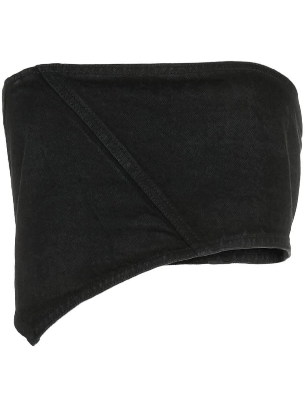 Asymmetric Strapless Top