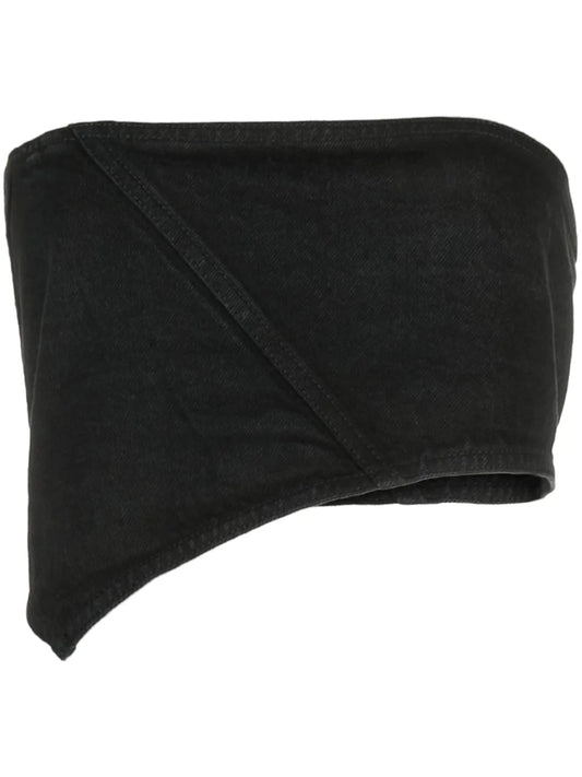 Asymmetric Strapless Top