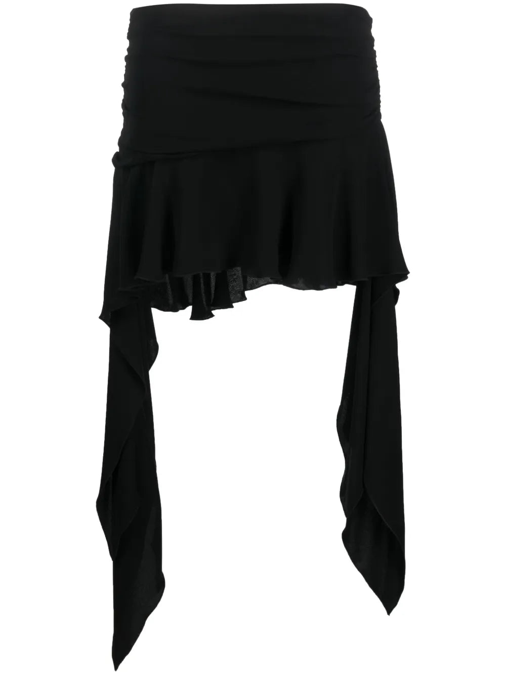 Asymmetric-Design Flared Skirt