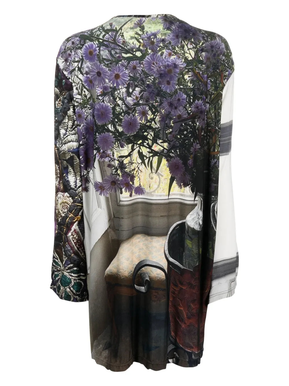 Graphic-Print Long-Sleeve T-Shirt