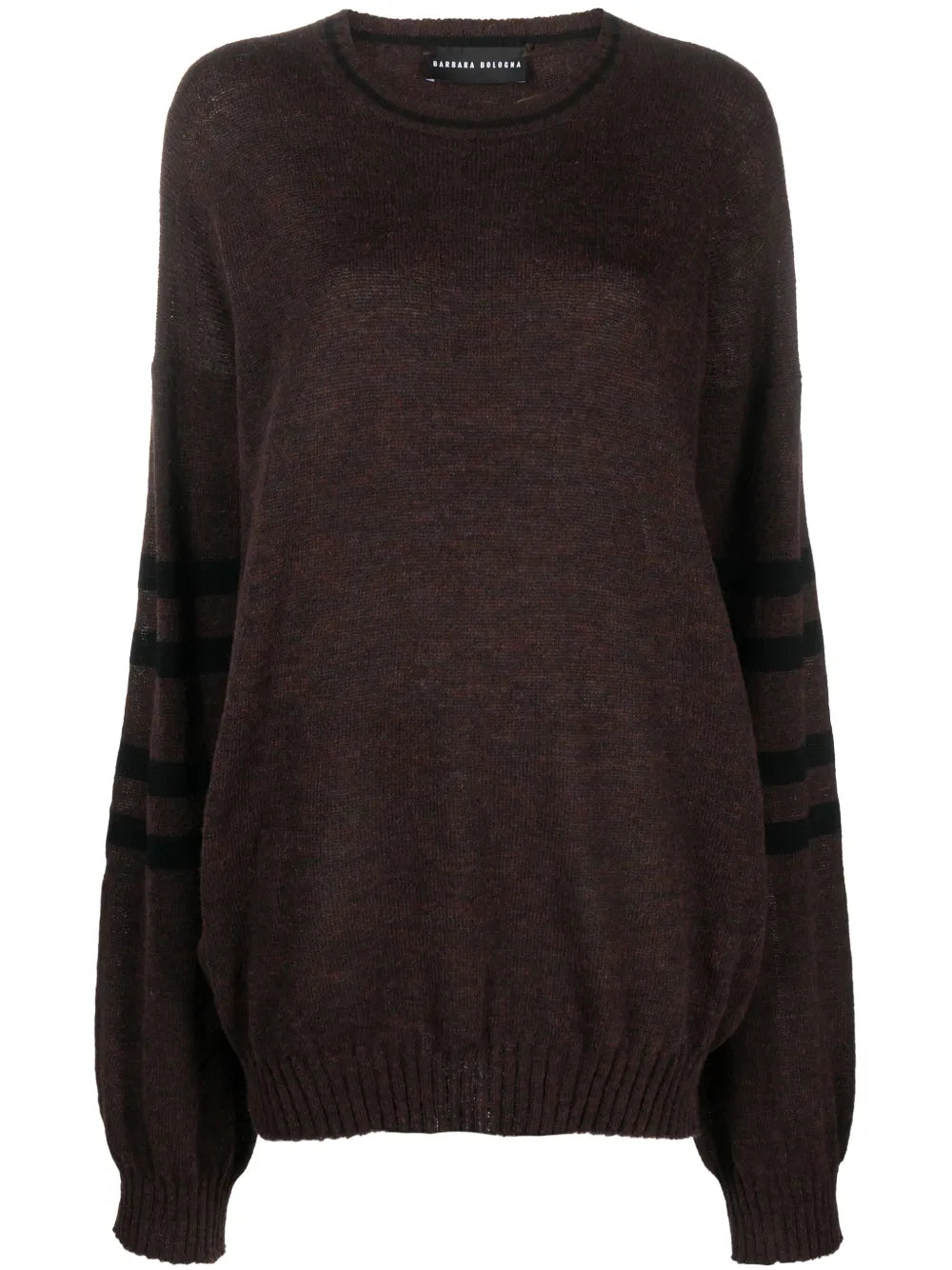Stripe-Detail Long-Sleeve Jumper