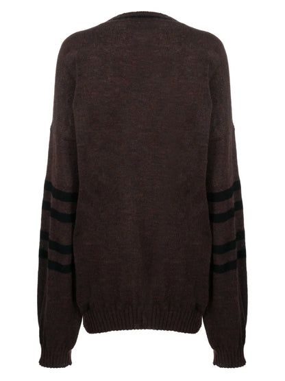 Stripe-Detail Long-Sleeve Jumper
