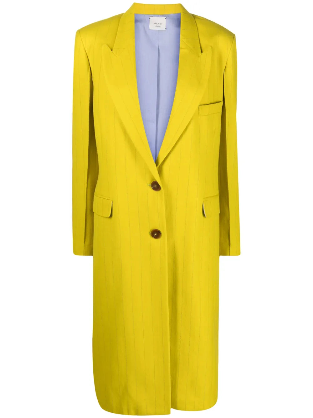 Peak-Lapels Single-Breasted Coat