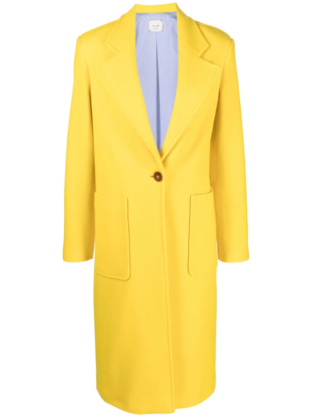 Notched-Lapels Single-Breasted Coat