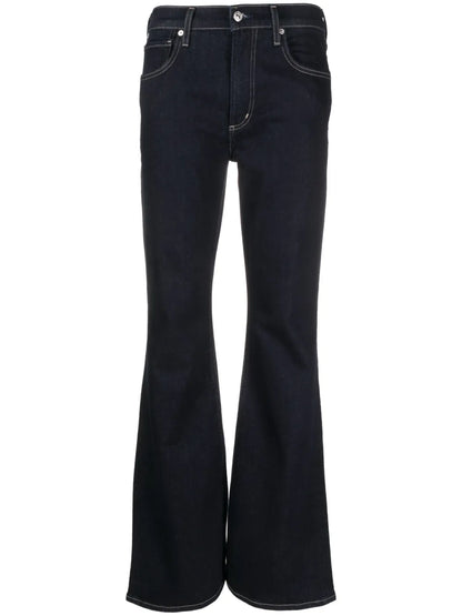 Mid-Rise Flared Jeans