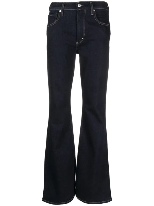 Mid-Rise Flared Jeans